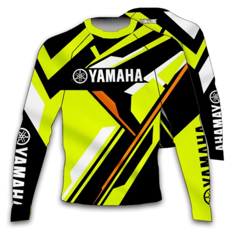Yellow Summer Clothing - Camiseta de manga larga amarilla con