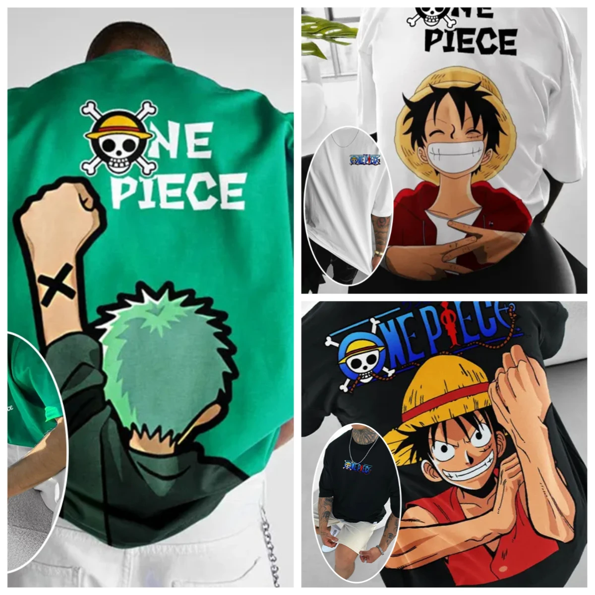 Summer Clothing Trends 2025 - ONE PIECE Luffy Zoro 2025 moda