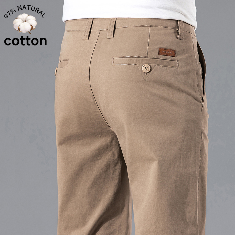 Summer Clothing Brands Men - Pantalones de Marca para Hombre, Primavera-Verano,