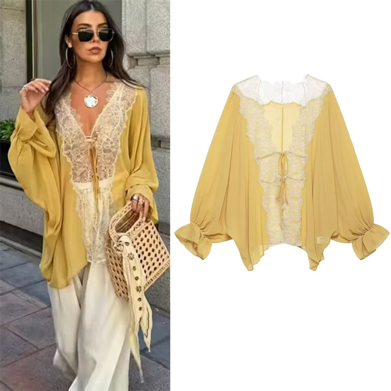 Yellow Summer Clothing - Camisa de Mujer, Estilo Verano 2026,