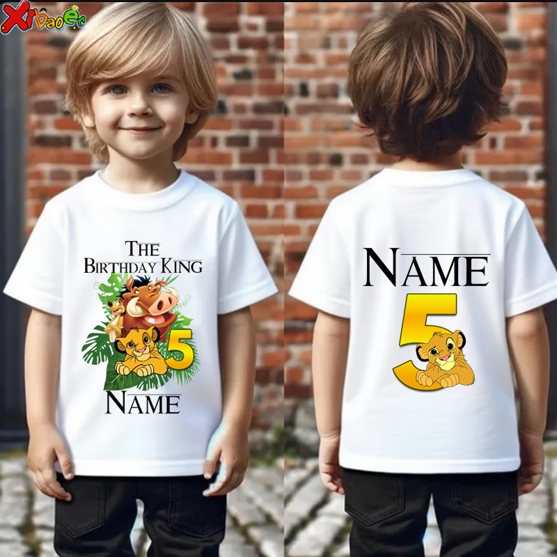 Summer Clothing Names - Camisas de cumpleaños para niño, trajes