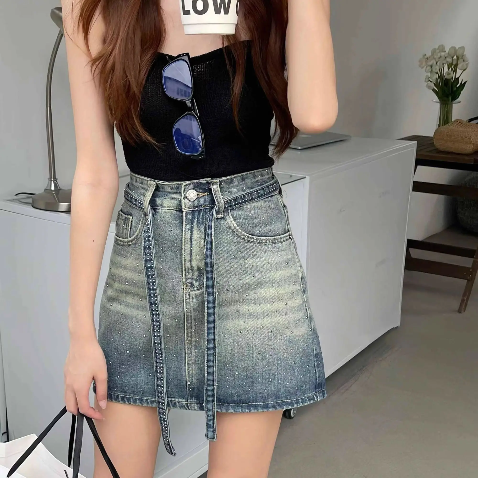 Summer Clothing Trends 2025 - Faldas vaqueras para mujer, falda vaquera