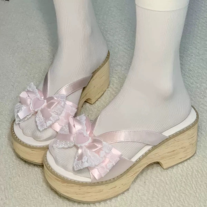 Summer Clothing Elegant - Sandalias de Plataforma con Suela Gruesa