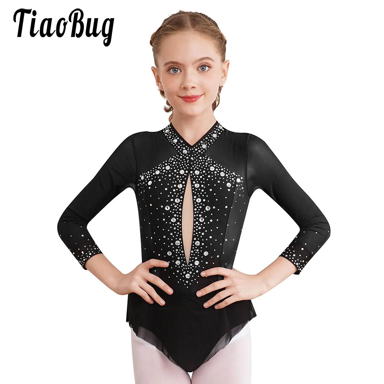 Summer Clothing Toddler - Vestido de gimnasia rítmica con diamantes