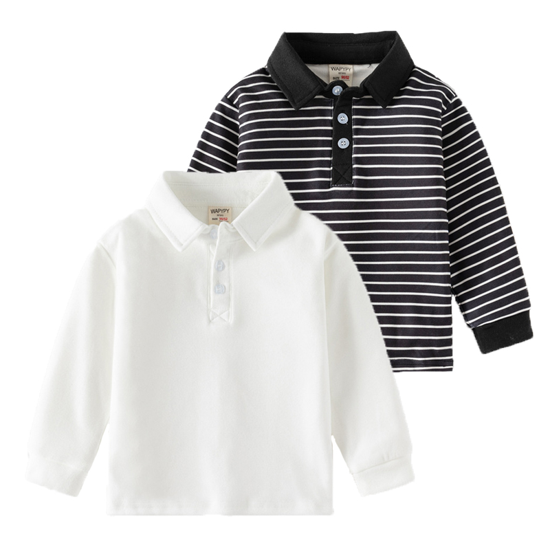 Summer Clothing Toddler - Camisa POLO de Color sólido para