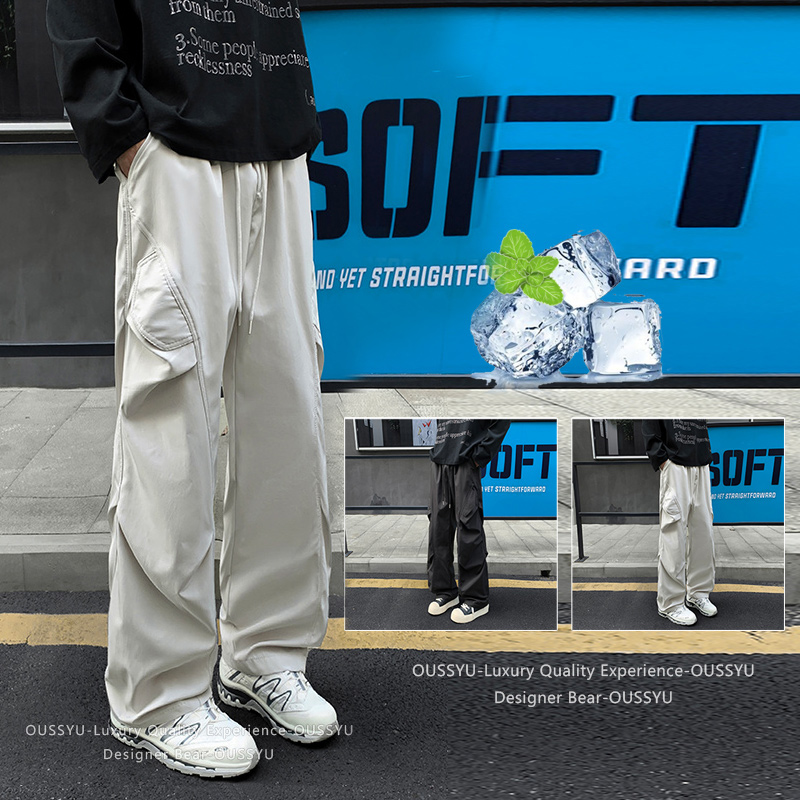 Summer Clothing Brands Men - Pantalones Cargo de Marca para Hombre,