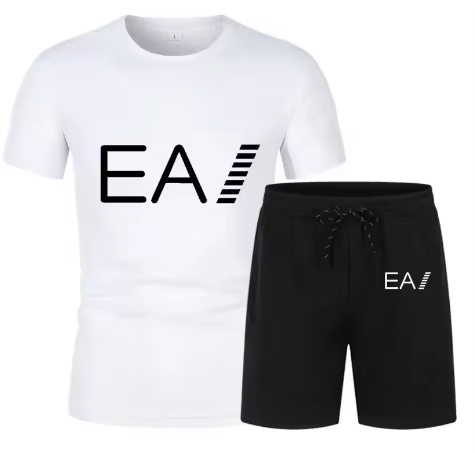 Summer Clothing For Young Men - Conjunto de 2 Piezas Transpirable con