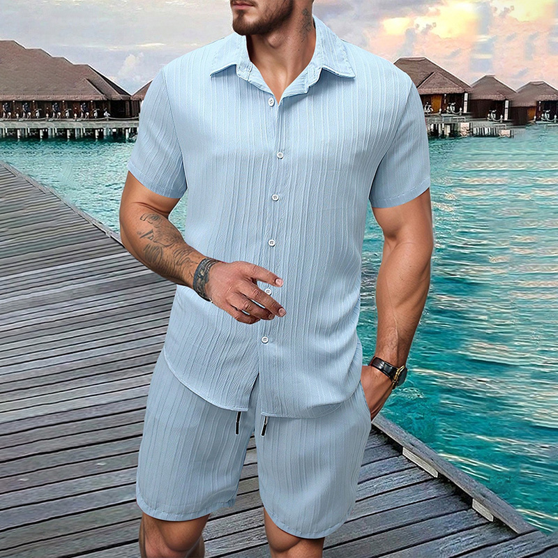 Summer Clothing Haul - Conjunto de 2 Piezas para Hombre,