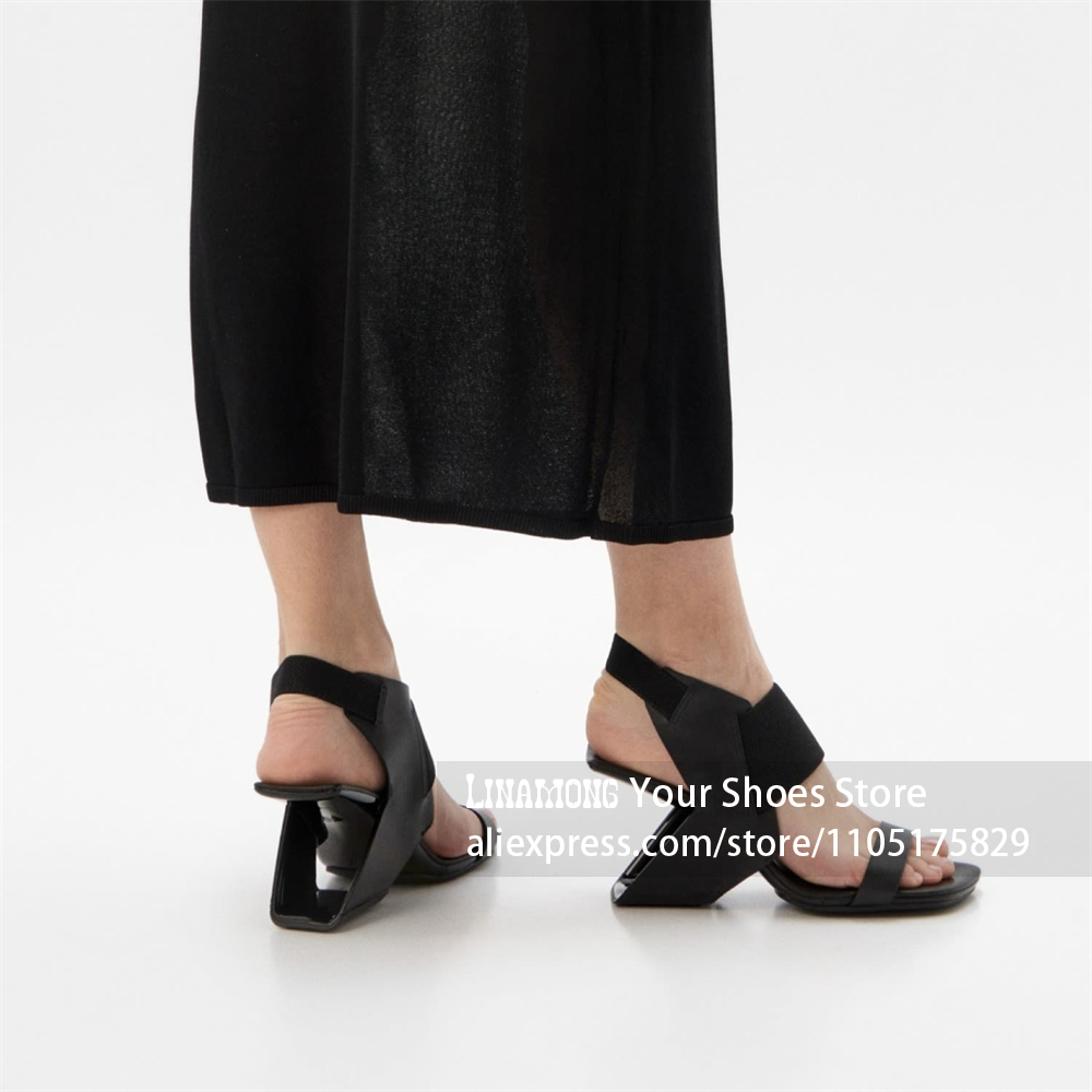 Sandalias de tacón geométrico  - Summer Clothing Elegant reseña y precio