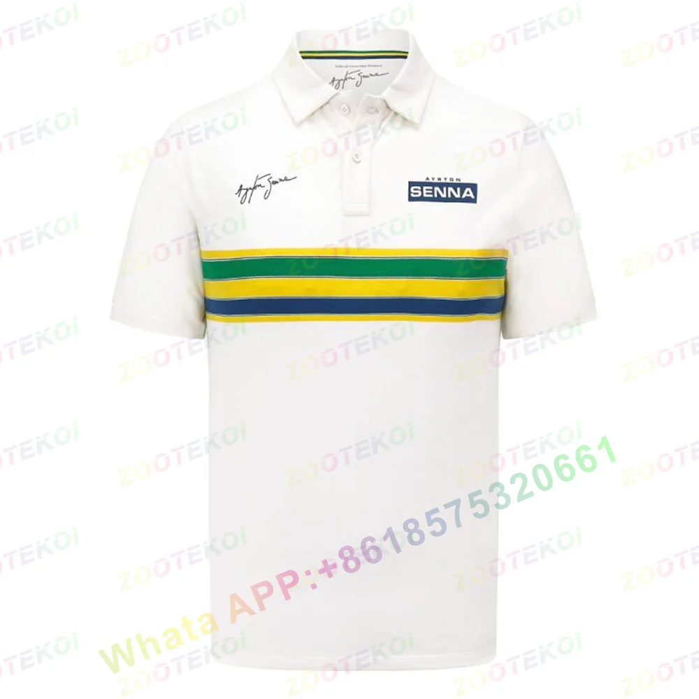 Polo de carreras F1 de Ayrton  - Summer Clothing Brands Men reseña y precio