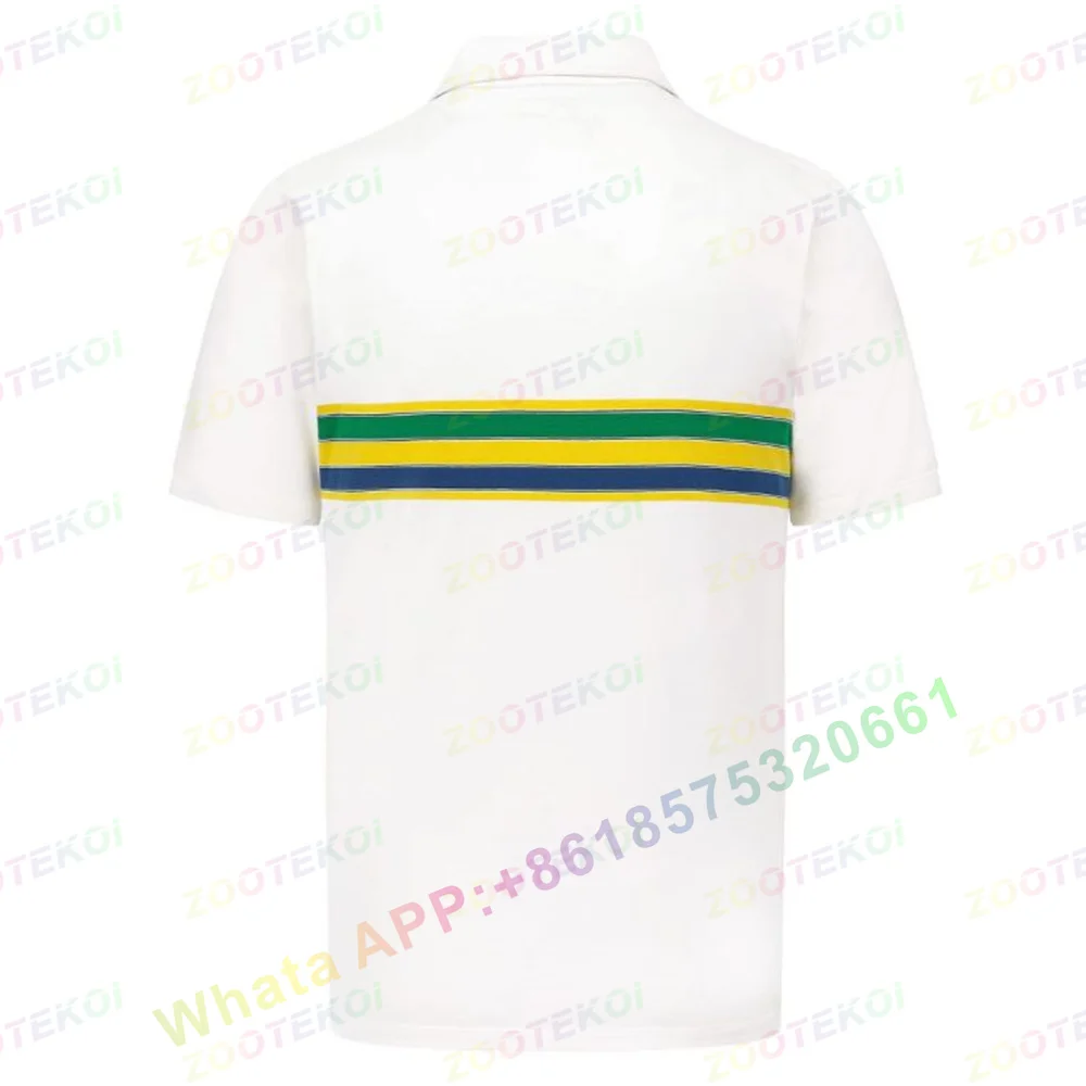 Polo de carreras F1 de Ayrton  - Summer Clothing Brands Men reseña y precio