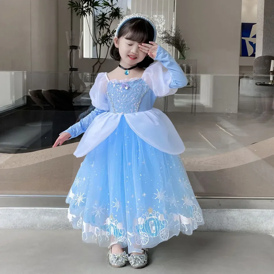 Vestido de princesa Cenicienta - Summer Clothing Kids reseña y precio