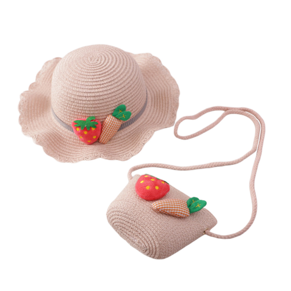 1 Set de Sombrero de Paja para - Beach Bag Straw reseña y precio