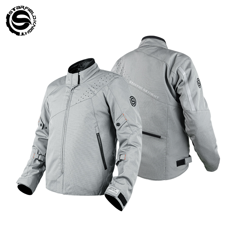 SFK-ropa de motociclismo gris  - Summer Knights Clothing reseña y precio