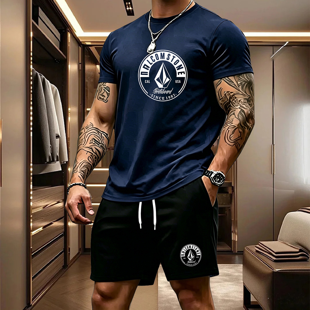 Conjunto Deportivo Informal de - Summer Clothing For Young Men reseña y precio