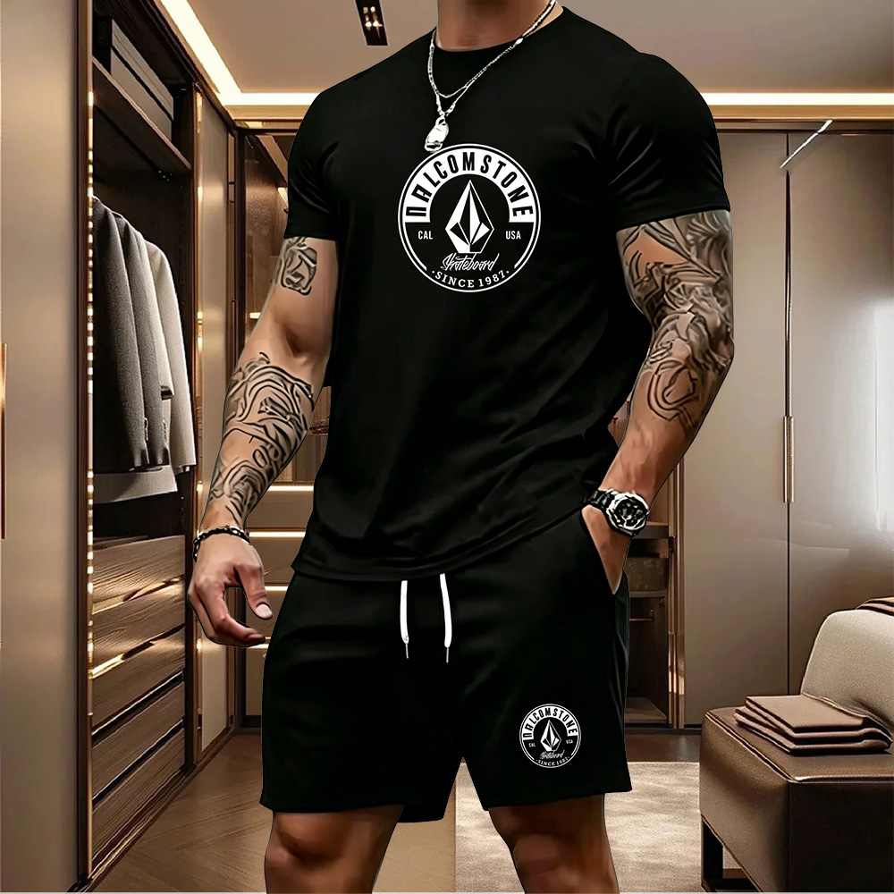 Conjunto Deportivo Informal de - Summer Clothing For Young Men reseña y precio