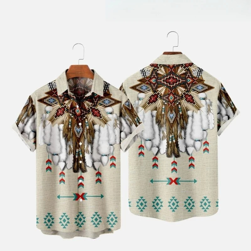 Camisas de playa con estampado - Indian Summer Vintage Clothing reseña y precio