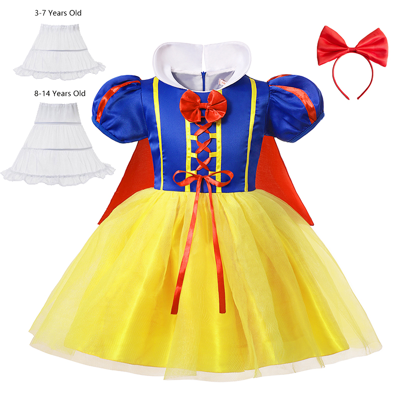 Vestido de princesa Blancaniev - Summer Clothing Kids reseña y precio