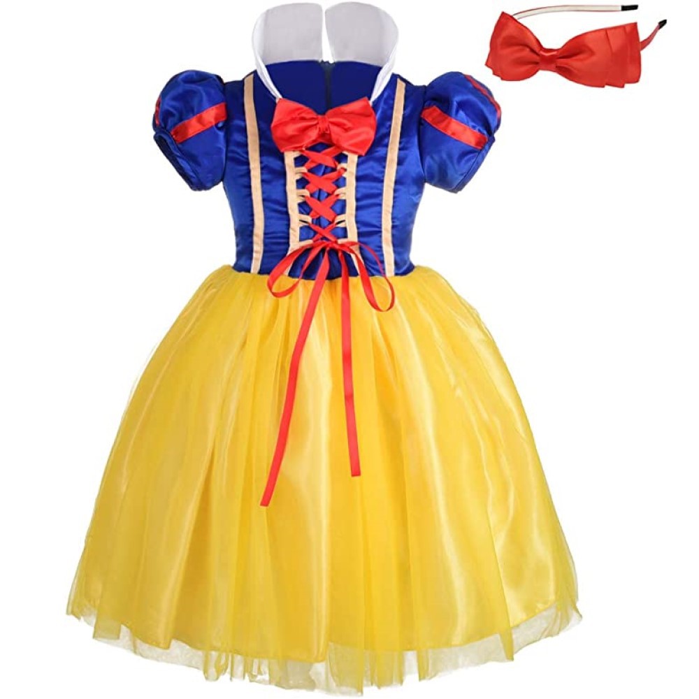 Vestido de princesa Blancaniev - Summer Clothing Kids reseña y precio