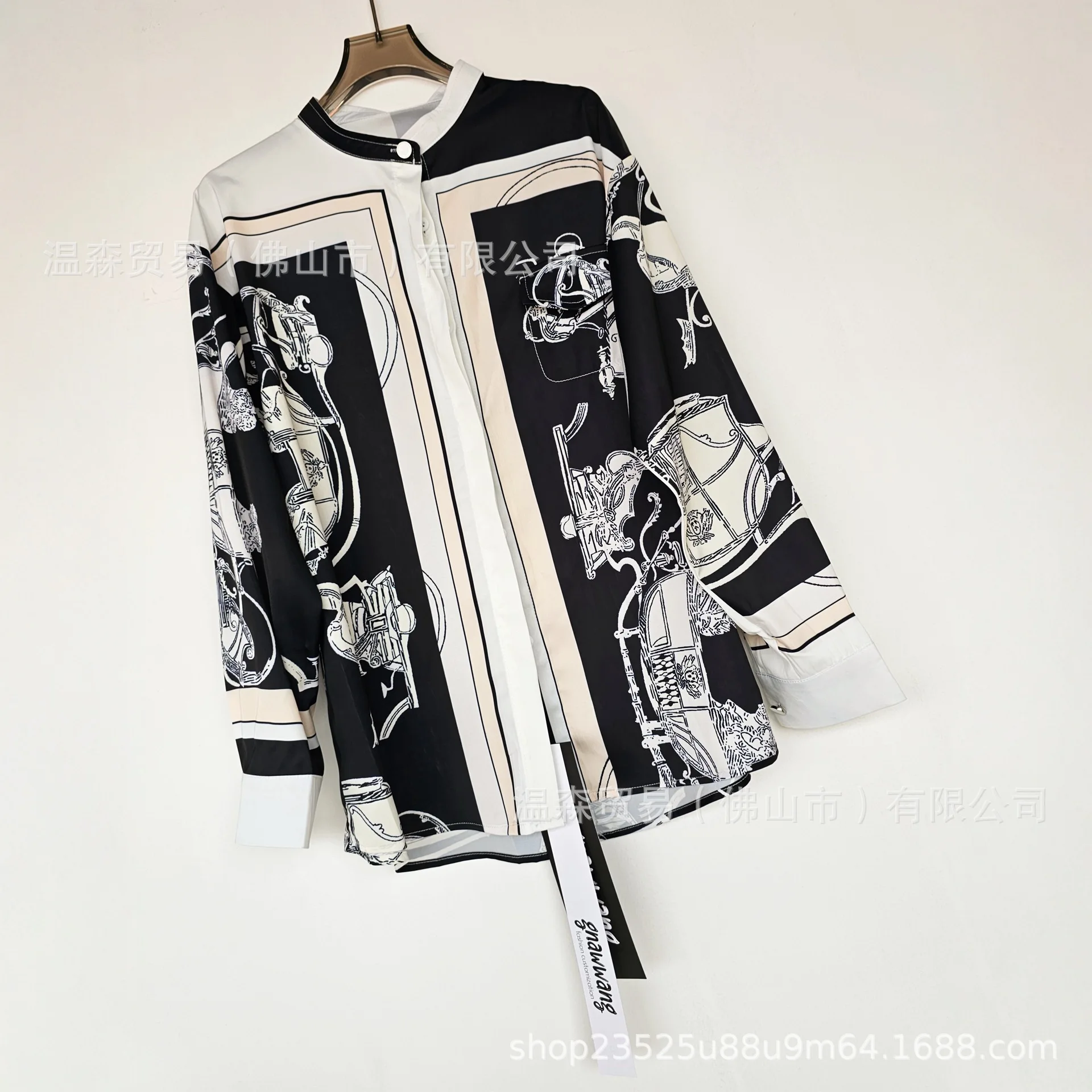 Camisa de manga larga con cuel - Vintage Summer Clothing Brand reseña y precio