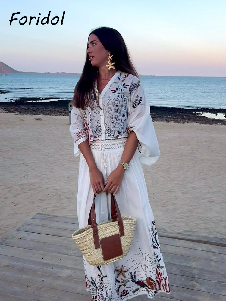 Foridol-Conjunto de Falda larg - Summer Clothing Accessories reseña y precio