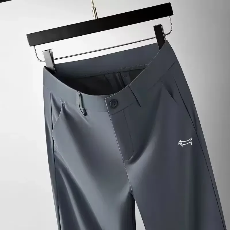 Traje de Golf Ligero de Seda p - Summer Clothing Brands Men reseña y precio