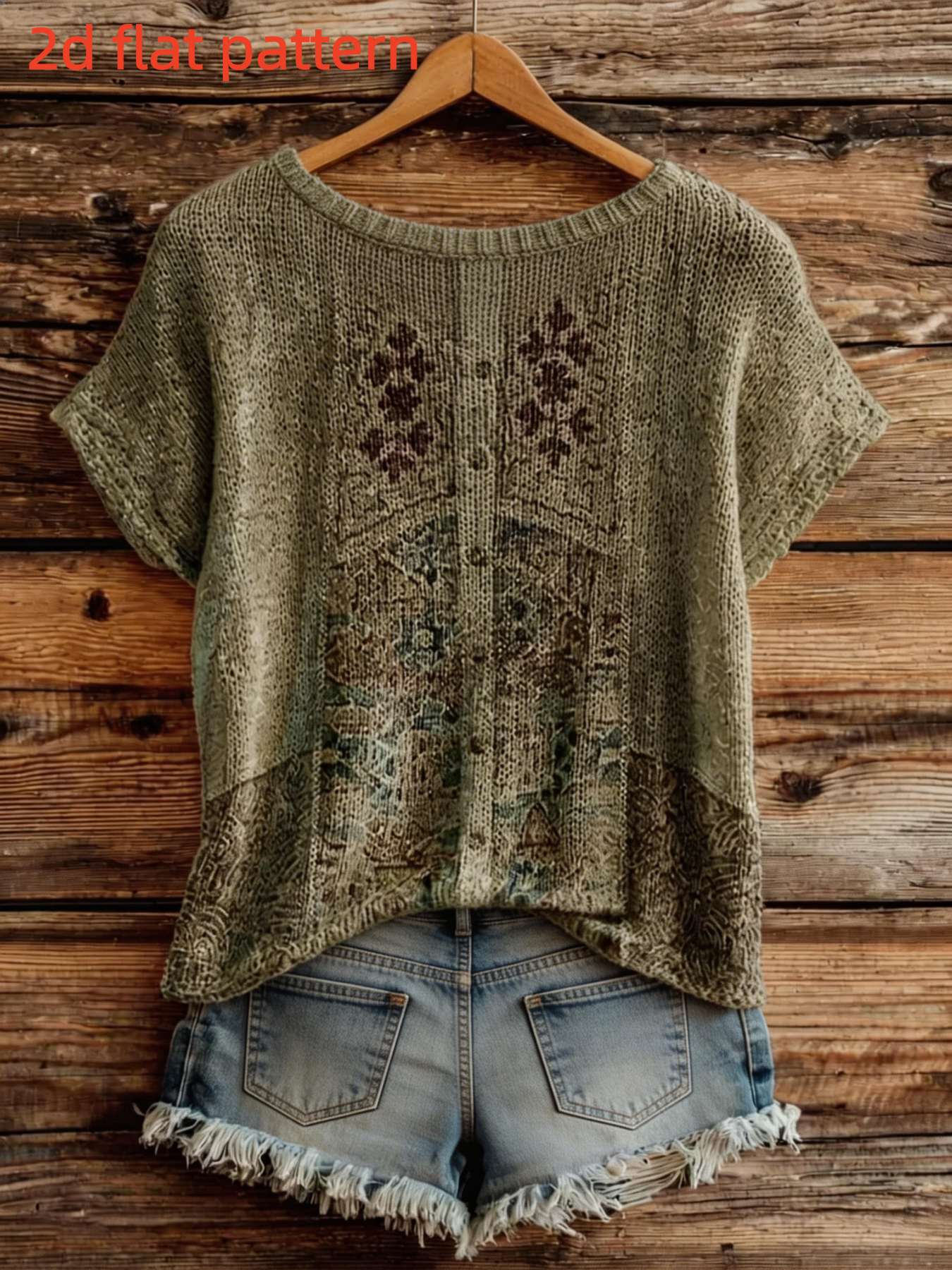 Diseño Estampado - Top de Muje - Summer Clothing Yarn reseña y precio