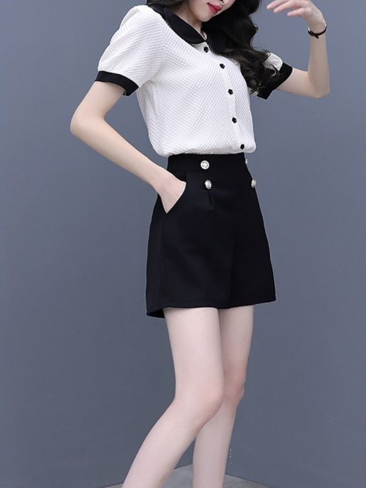 Conjuntos cortos con botones d - Summer Clothing Trends 2025 reseña y precio