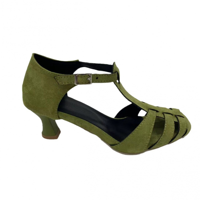 Sandalias de tacón bajo de gam - Summer Clothing Elegant reseña y precio