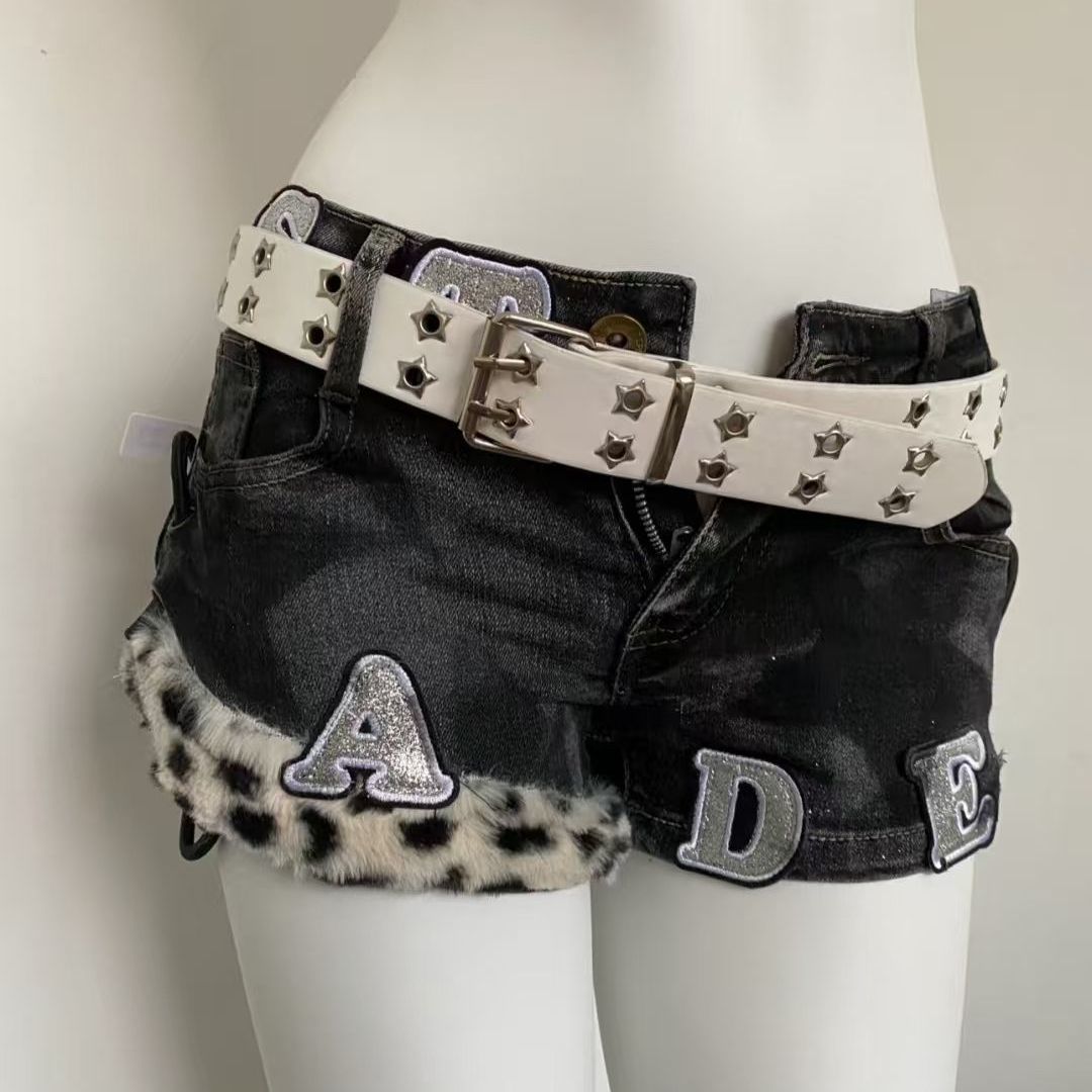 Y2k-pantalones cortos vaqueros - Summer Clothing For Girls reseña y precio