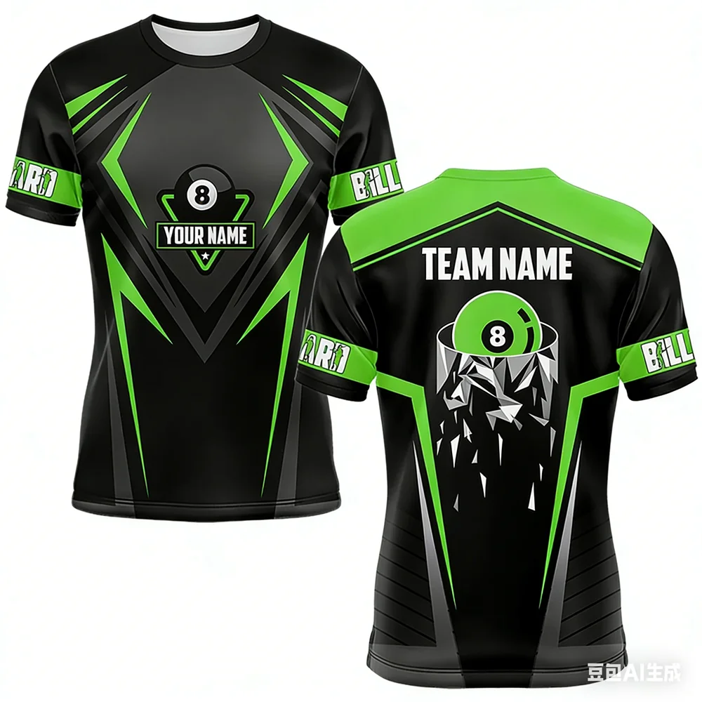 Camiseta Deportiva de Billar p - Summer Clothing Names reseña y precio
