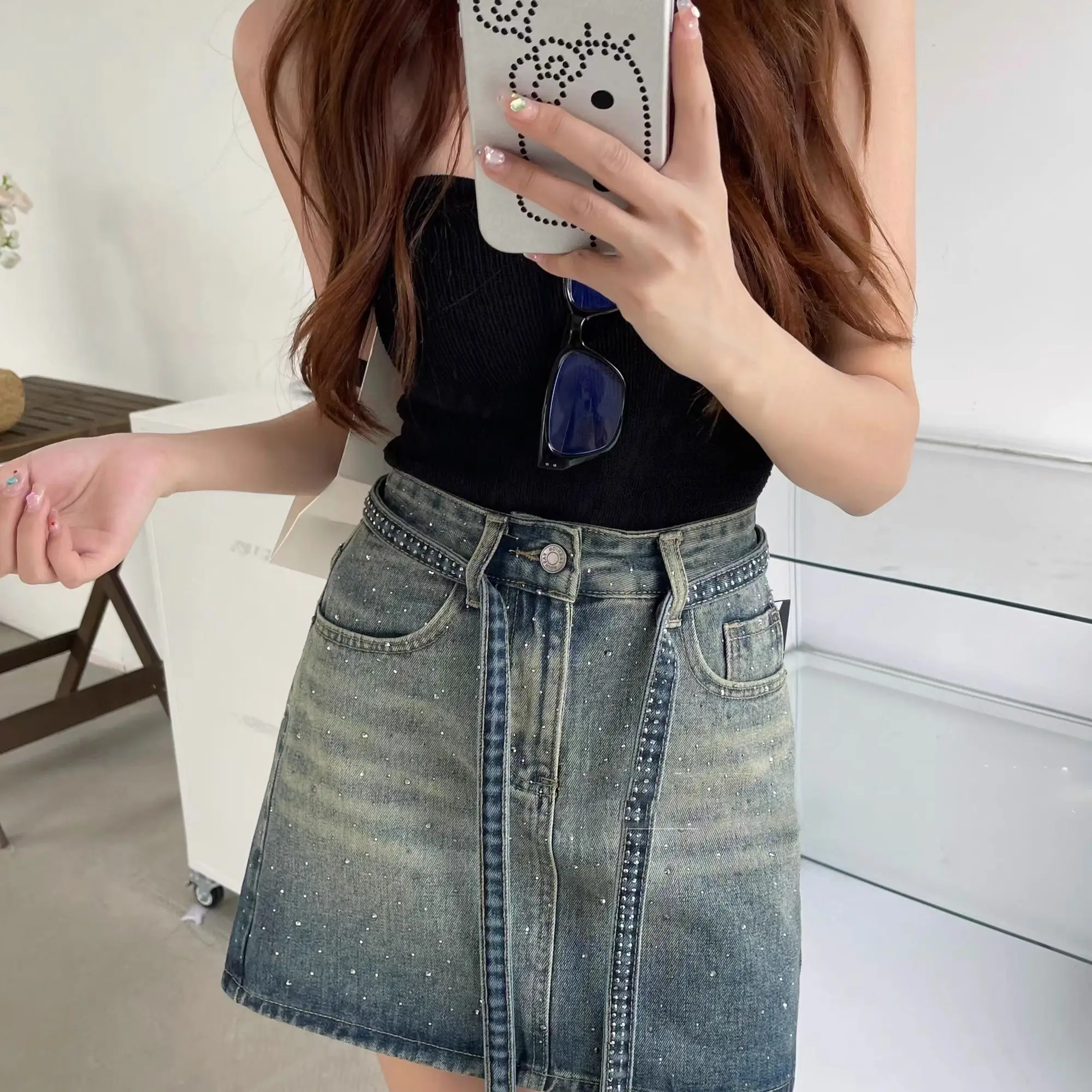Faldas vaqueras para mujer, fa - Summer Clothing Trends 2025 reseña y precio