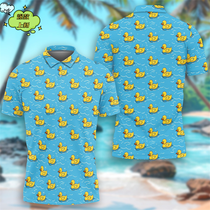 Camiseta Polo con estampado 3D - Yellow Summer Clothing reseña y precio
