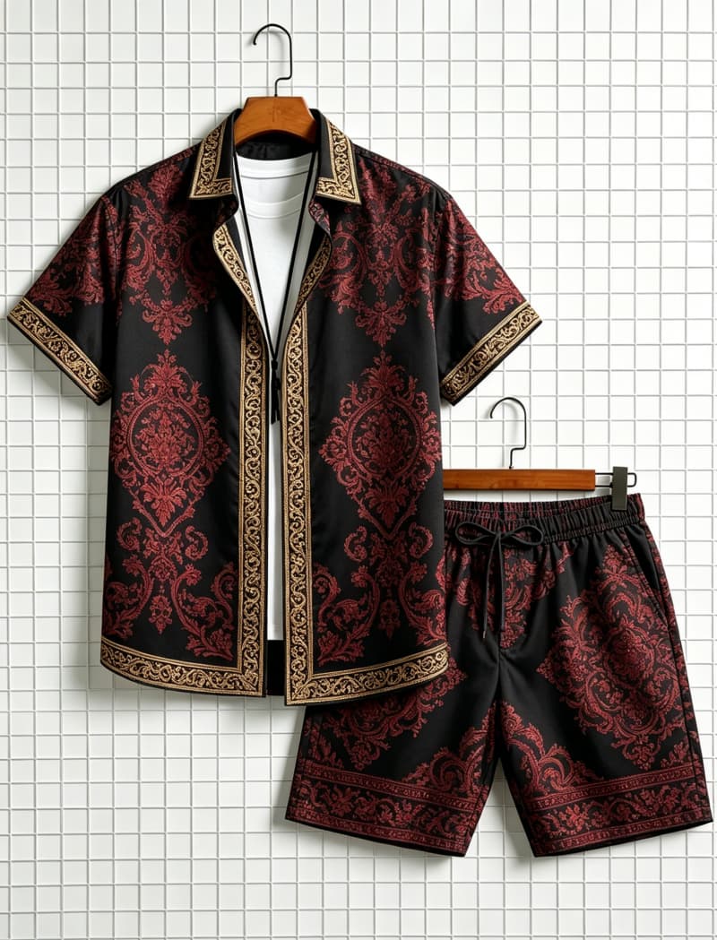 Conjunto de camisa de manga co - Summer Clothing Haul reseña y precio