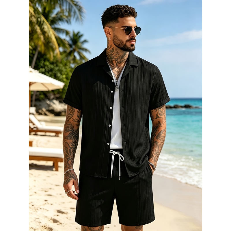 Conjunto de traje informal de  - Summer Clothing Beach reseña y precio