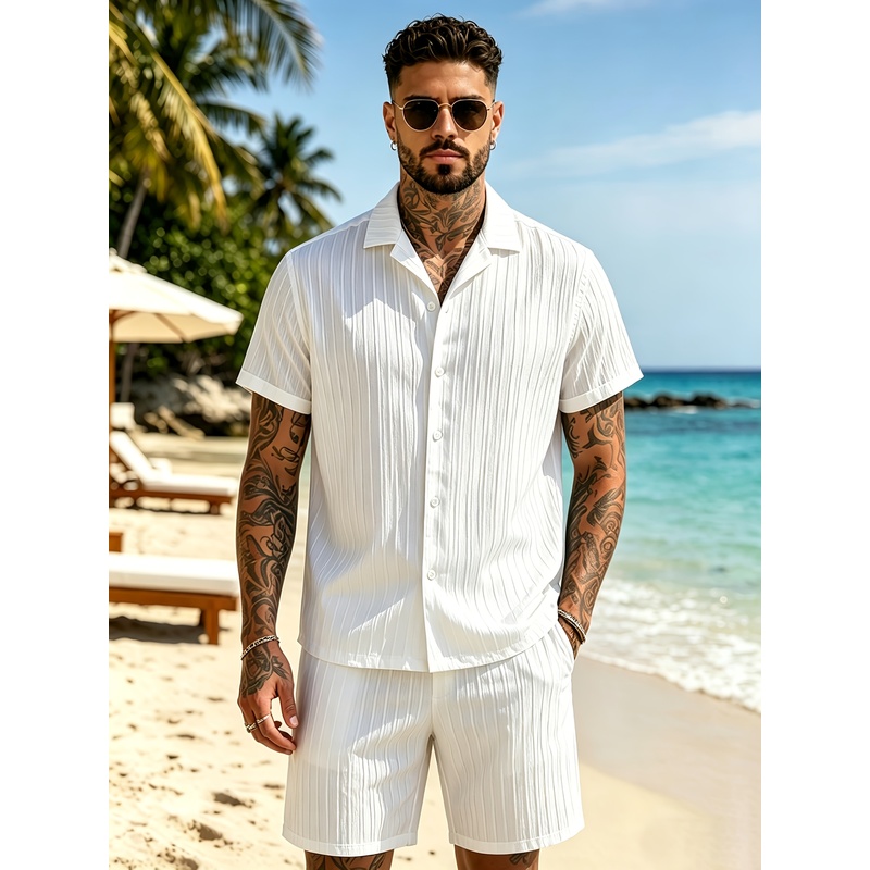 Conjunto de traje informal de  - Summer Clothing Beach reseña y precio