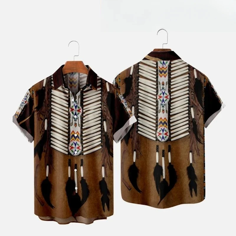 Camisas de playa con estampado - Indian Summer Vintage Clothing reseña y precio