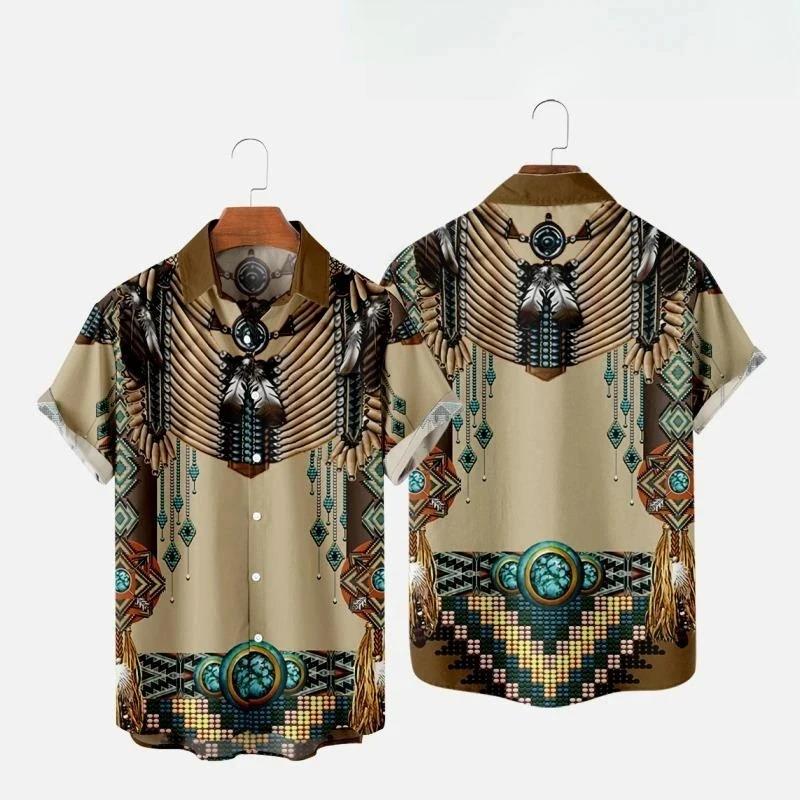 Camisas de playa con estampado - Indian Summer Vintage Clothing reseña y precio