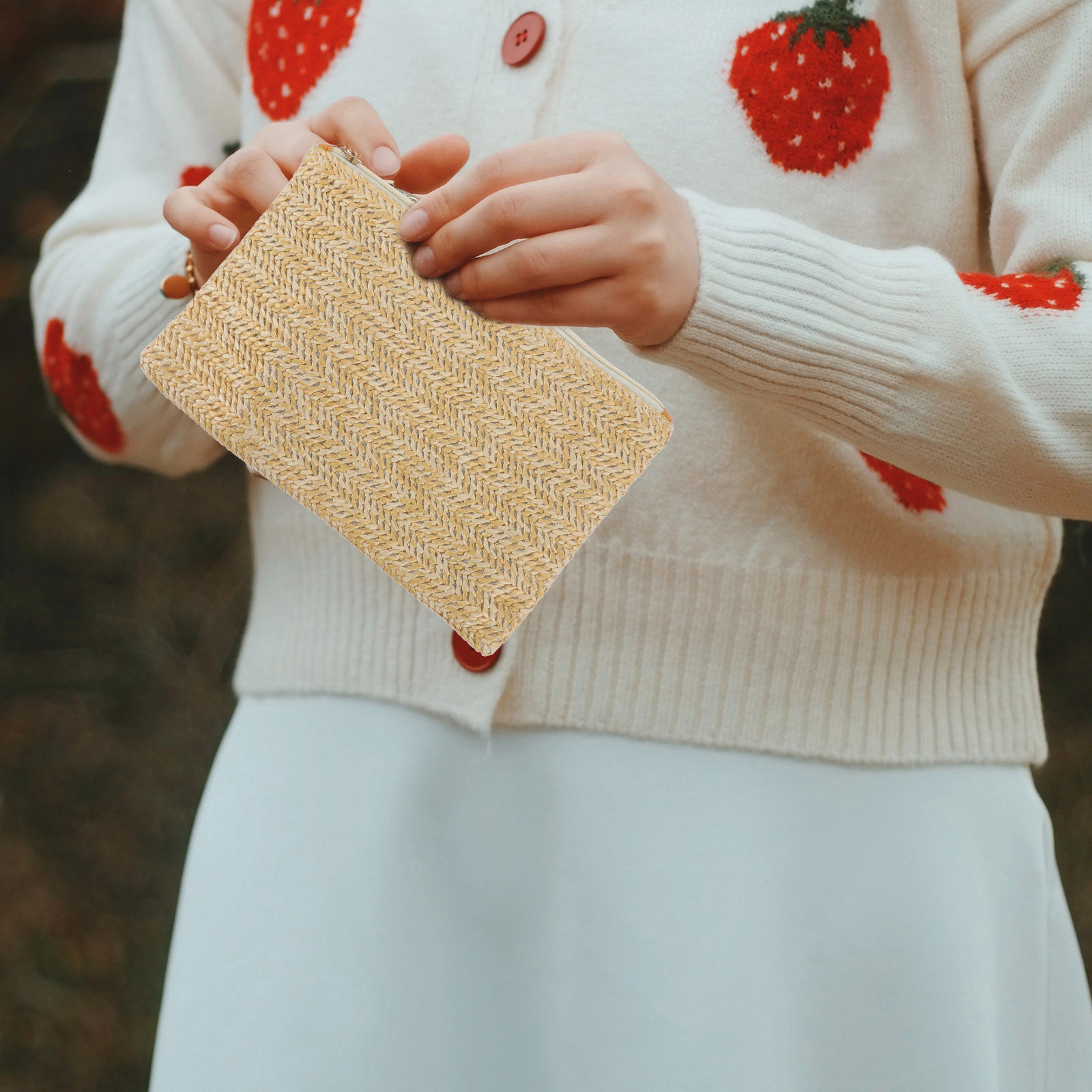 Bolso de mano tipo clutch de p - Beach Bag Straw reseña y precio