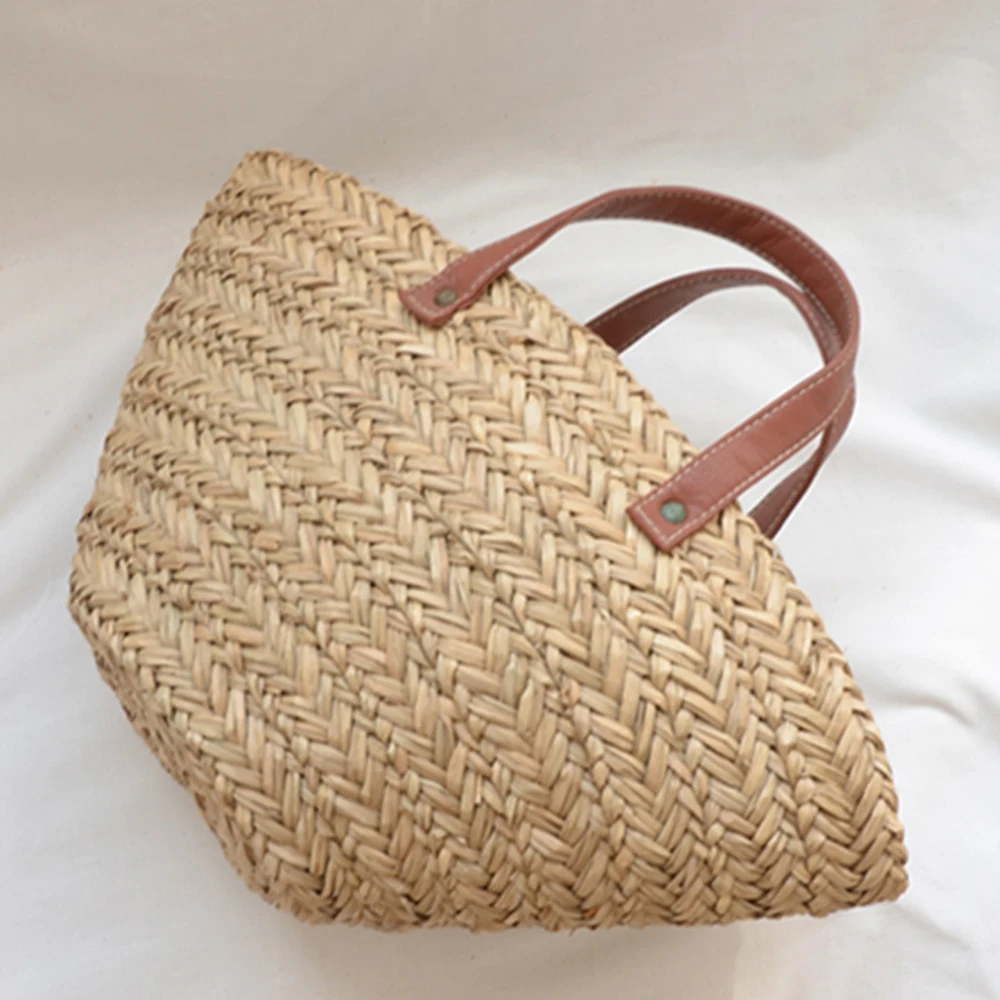 Bolsos bohemios de paja y ratá - Beach Bag Straw reseña y precio