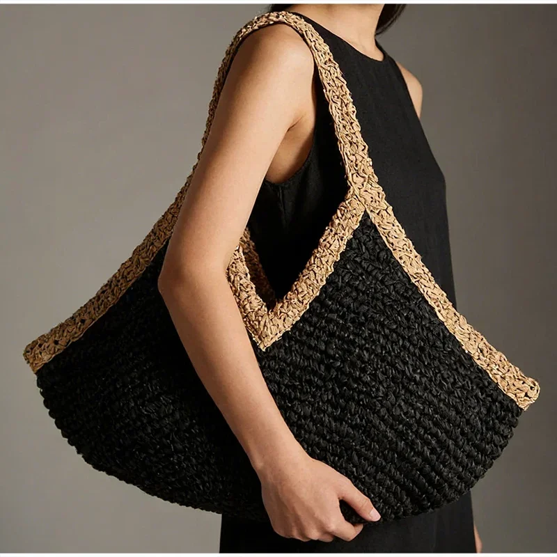 Bolso de Mano Tejido a Mano, N - Beach Bag Straw reseña y precio