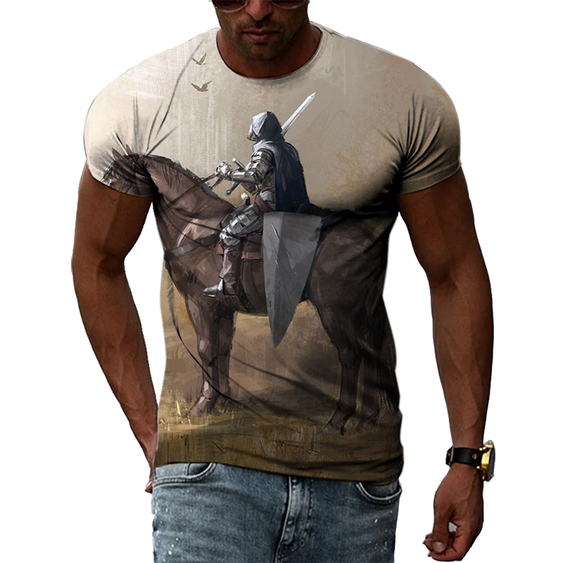 Camiseta con estampado 3D de c - Summer Knights Clothing reseña y precio