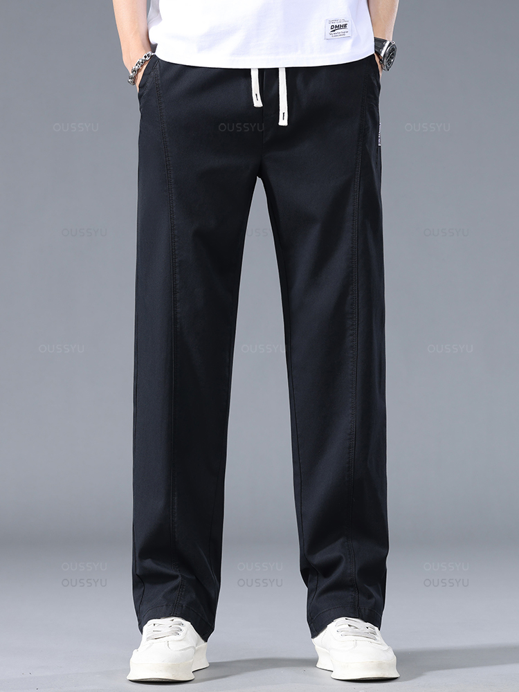 OUSSYU-Pantalones informales d - Summer Clothing Brands Men reseña y precio