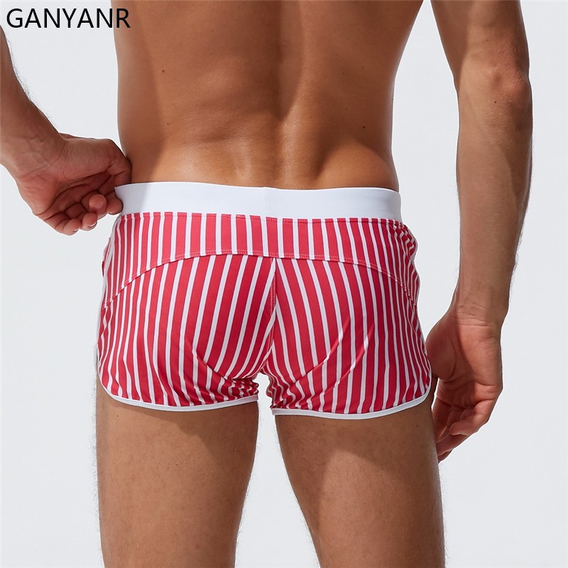 GANYANR-bañador Sexy para homb - Board Short Surf reseña y precio